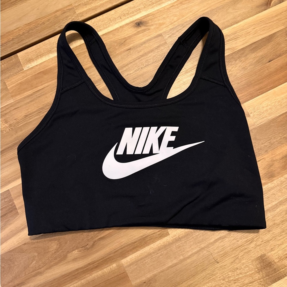 Nike Women's Black and White Sports Bra